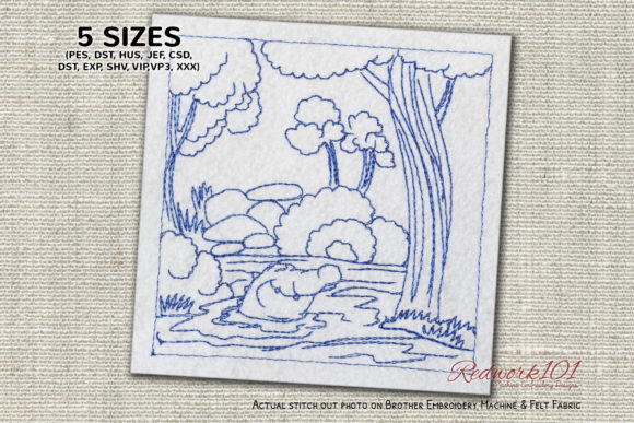 Alligator Embroidery: A Splash in the Wild
