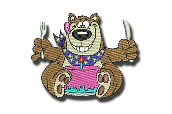Birthday Bear: A Boutique Sweatshirt Embroidery Review