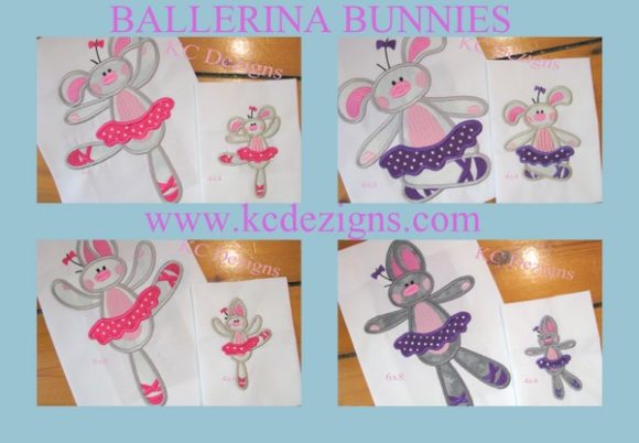 Bunny Ballerina Full Set: Sweet Charm for Handmade Gifts