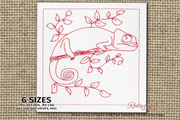 Chameleon Redwork
