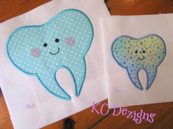 Charming Cute Tooth Applique for Creative Gifts