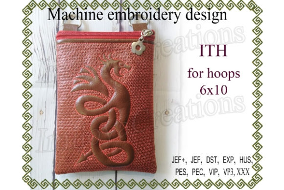 Dragon Zippered Bag Embroidery Review