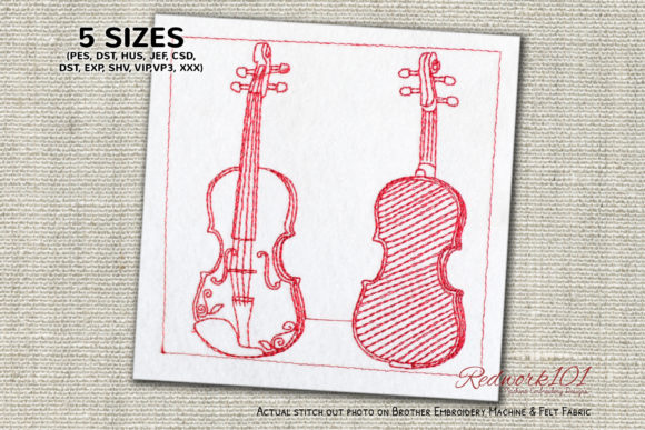 Elegant Cecilio Violin Bluework for Apparel