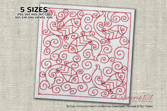 Fish Pattern Design Redwork: A Detailed Review