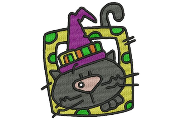 Halloween Block Cat: A Spooky and Stylish Design
