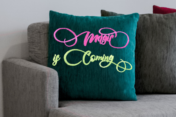 Magic is Coming: A Charming Embroidery Design
