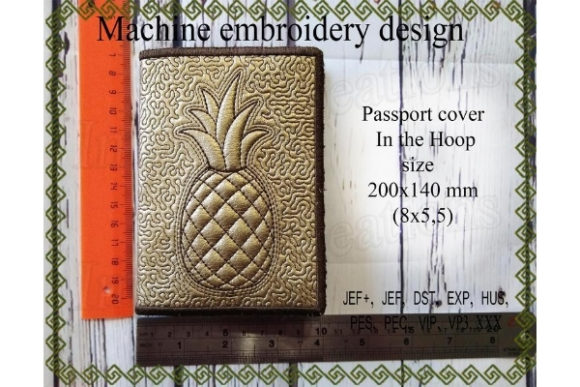 Passport Cover Pineapple